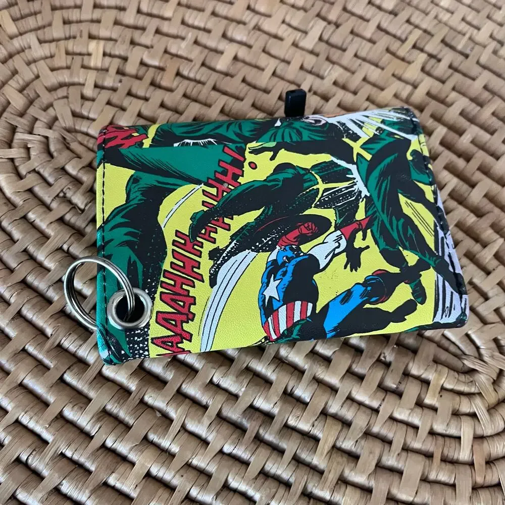 Marvel Comics Captain America Trifold Wallet Faux Leather